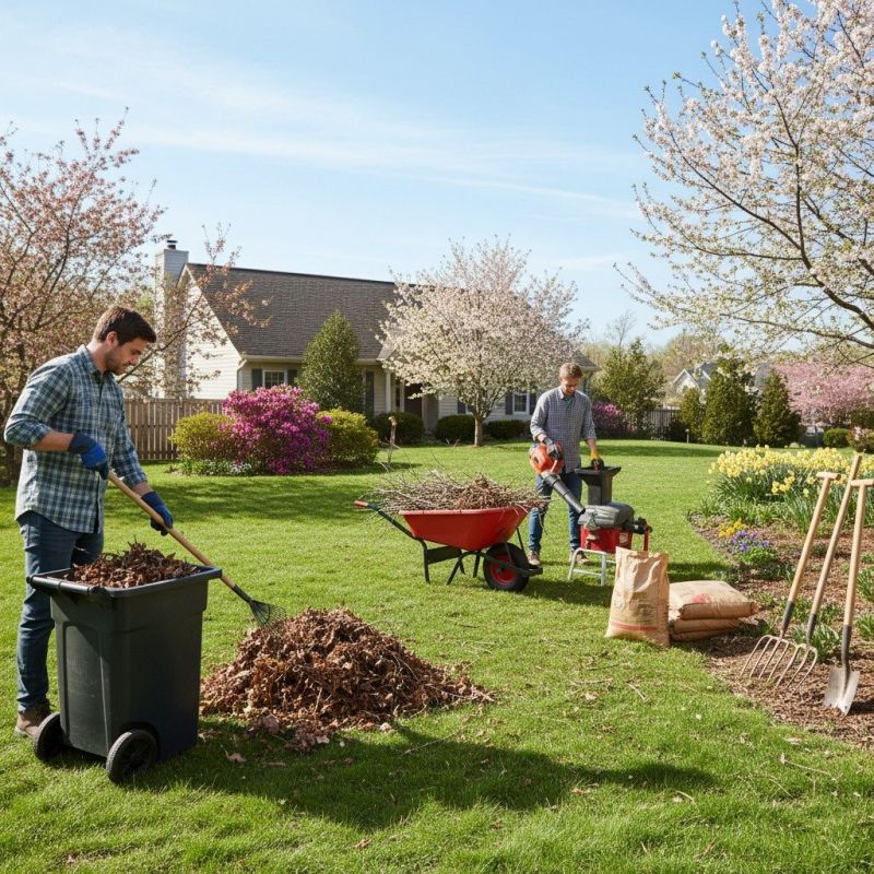 Backyard Leaf Removal